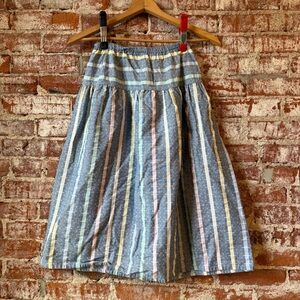Striped Multicolor Women's Skirt